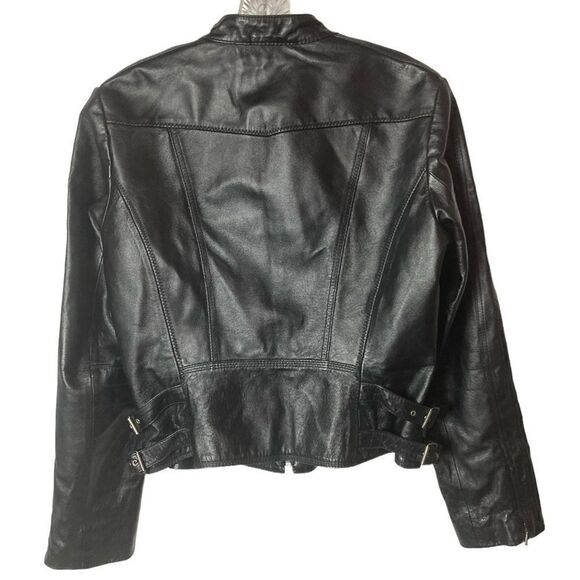 Next Leather Jacket Woman’s Size 14 - Picture 7 of 14
